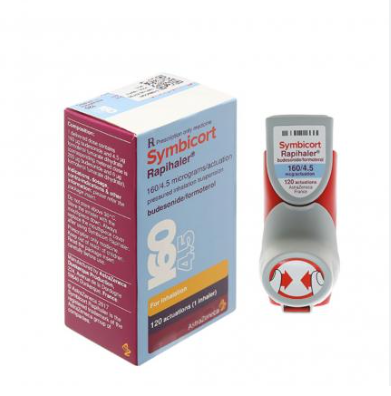 Symbicort rapihaler 160/4.5 AstraZeneca (H/120 liều)