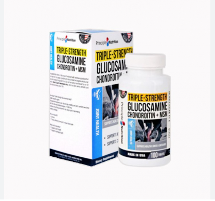 Triple-StrengTH Glucosamine chondroitin + MSM USA (H/100v)