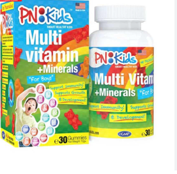 PNkids Multi vitamin boys USA (H/100v) date 04/2025