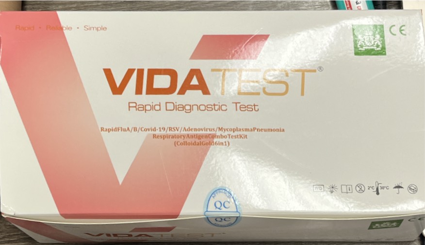 Vida Test 6 in 1 (H/20cái) Hộp to