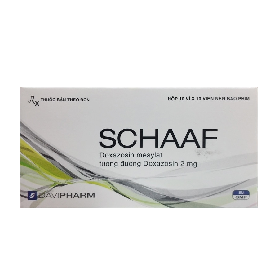 Schaaf Doxazosin 2mg Davipharm (H/100v)