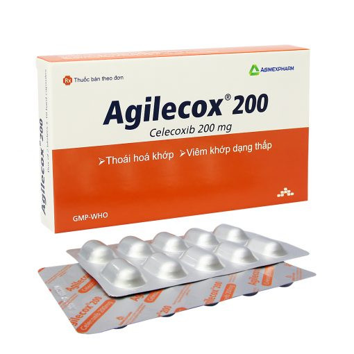 Agilecox 200 Celecoxib 200mg Agimexpharm (H/40v) Hộp to