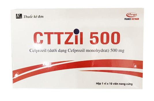 Cttzil 500 Cefprozil 500mg Viên Nang Cứng Eloge France (H/10v)