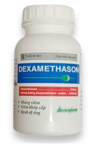 Dexamethason 0.5mg Vacopharm (Lọ/500v)