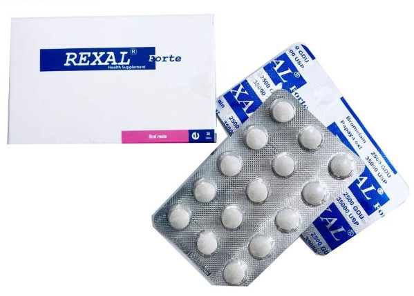 Rexal Forte Bromelain 25mg Pháp (H/30v)