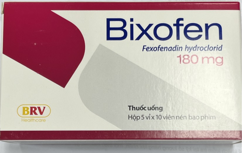 Bixofen 180 Fexofenadin 180mg BRV Healthcare (H/50v)