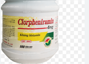 Clorpheniramin 4mg Pharma (H/500v) vàng xanh nắp trắng