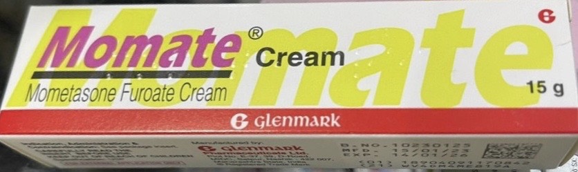 Momate Cream Mometason 0.1% Glenmark (Tuýp/15g)