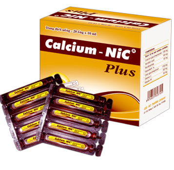 Calcium - Nic Plus (H/20ống/10ml) 