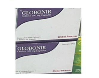 Globonir Cefdinir 300mg Ấn Độ (Hộp/10 viên) Date 03/2026