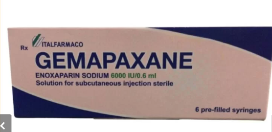 Gemapaxane Enoxaparin natri 6000 IU/0.6 ml tiêm Ý (H/6bơm) Date 05/2026