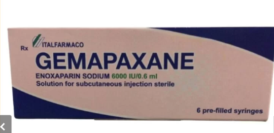 Gemapaxane Enoxaparin natri 6000 IU/0.6 ml tiêm Ý (H/6bơm)