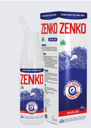 Dung dịch vệ sinh mũi Zenko người lớn nhất nhất (H/70ml)