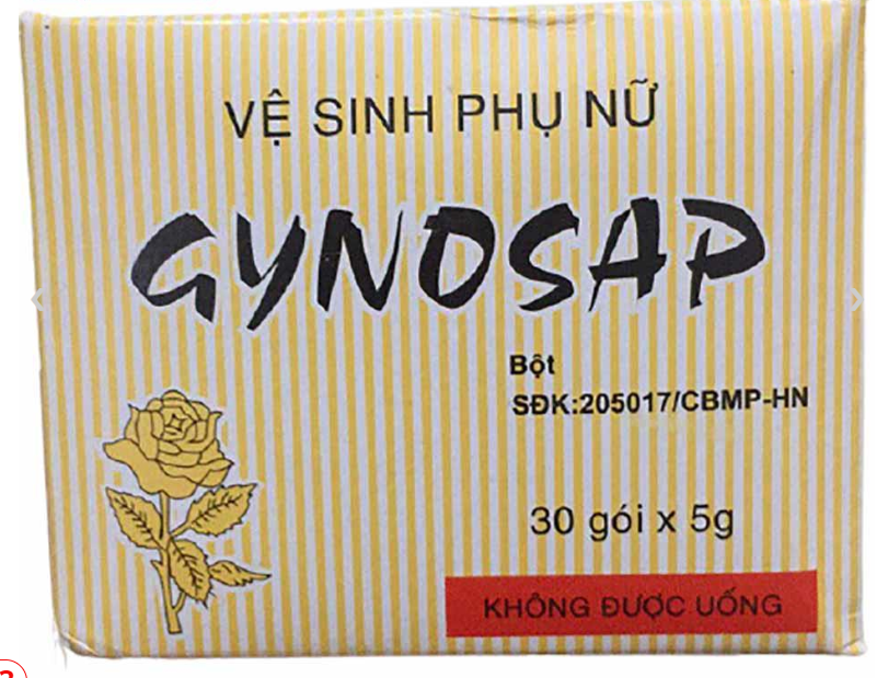 Vệ sinh phụ nữ Gynosap Hà Thành (H/30 gói) Date 02/2027