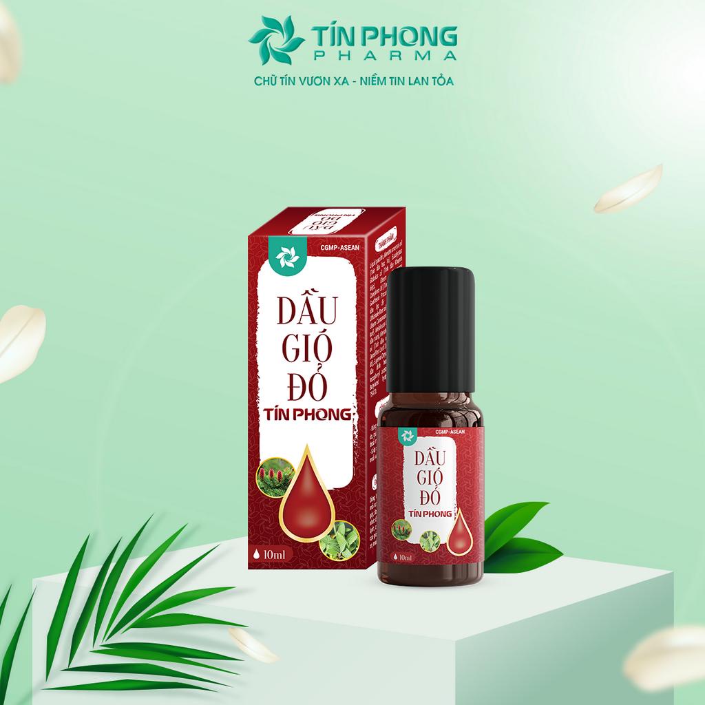 Dầu Gió Đỏ Tín Phong (Lọ/ 10ml )