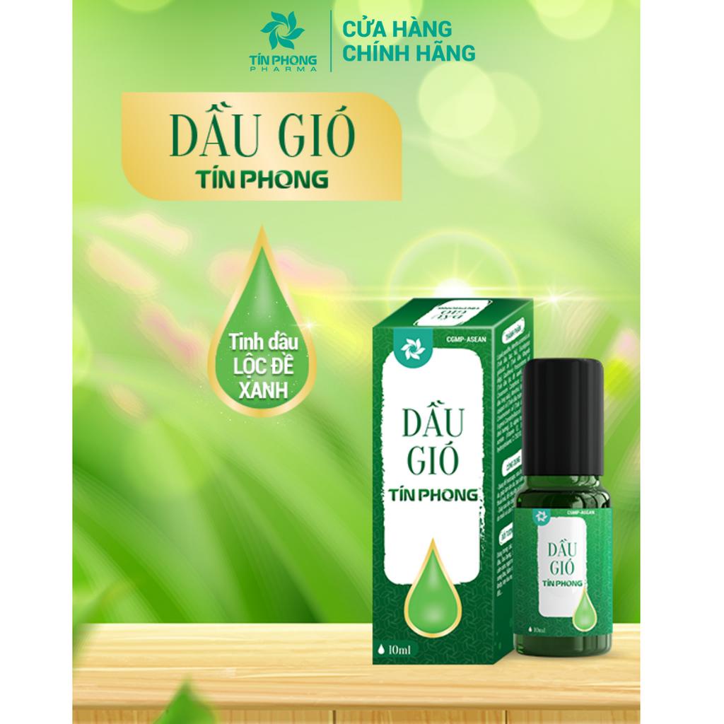 Dầu Gió Xanh Tín Phong (Lọ/10ml) Date 04/2026
