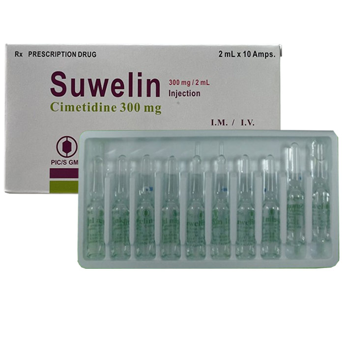 Suwelin Cimetidine 300mg (H/10o/2ml)