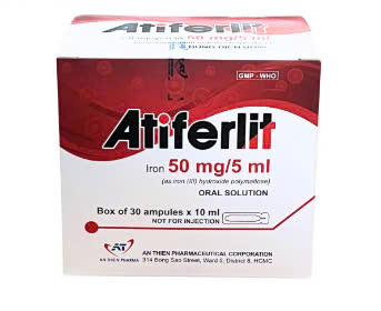 ATIFERLIT 50mg/5ml An Thiên ( Hộp/30o/5ml)