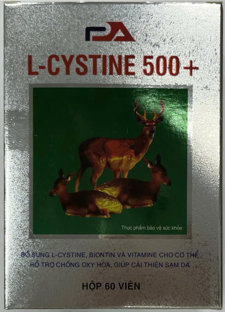 L - Cystine 500+ Pháp Âu ( Hộp/60v)