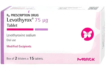 Levothyrox Levothyroxine 75µg Merck (H/30v) Date 08/2026