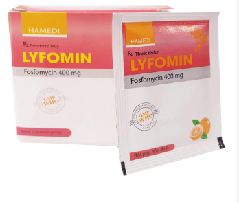 Lyfomin Fosfomycin 400mg Hà Nam (H/12 gói)