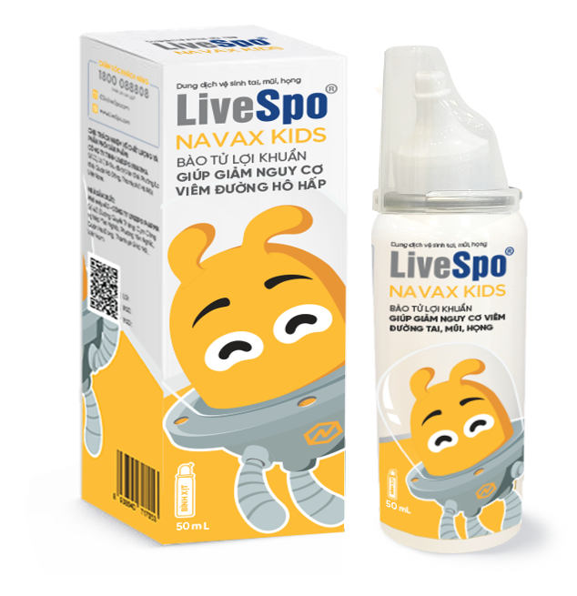 Xịt LiveSpo Navax Kids (Lọ/50ml) Date 12/2027