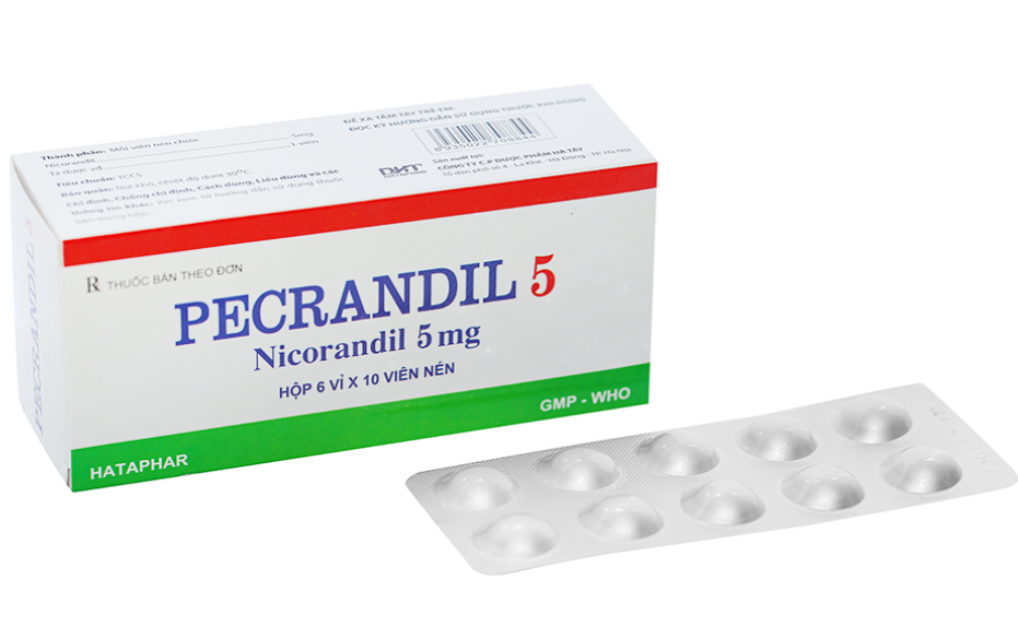 Pecrandil Nicorandil 5mg Hataphar (H/60v)