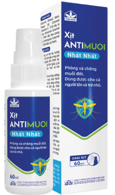 Xịt Muỗi ANTIMUOI Nhất Nhất ( Chai/60ml)