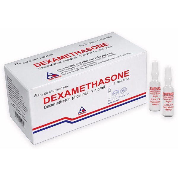 Dexamethasone 4mg/1ml Vĩnh Phúc (H/50o/1ml) Hộp to