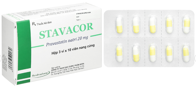 Stavacor Pravastatin 20mg Herabiopharm (H/30v) Date 01/2026