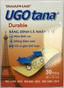 [T13290] Băng dính cá nhân không thấm nước 38x72mm Ugo Tana Durable (H/30m)