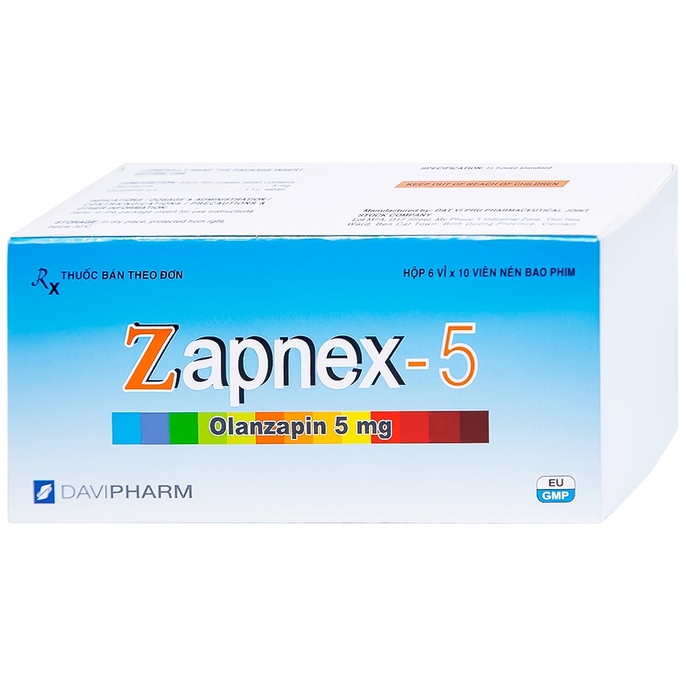 Zapnex 5 Olanzapin 5mg Davipharm (H/60v)