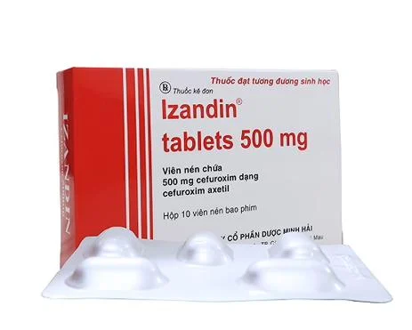 Izandin Cefuroxim 500mg Minh Hải (H/10v) Date 03/2026