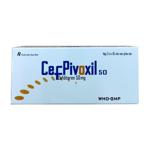 Cefpivoxil Cefditoren 50mg Hà Tây (H/30v)