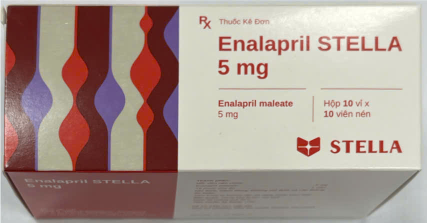 Enalapril Maleate 5mg Stella (H/100v)