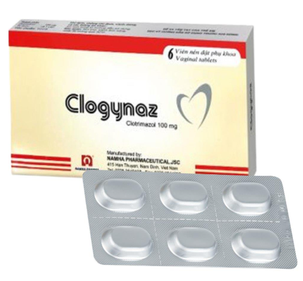 Viên Đặt Clogynaz Clotrimazol 100mg (H/6v)