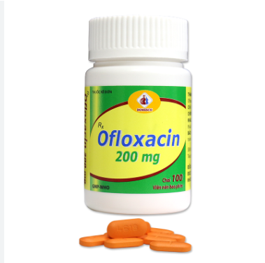 Ofloxacin 200mg Domesco (Lọ/100v)