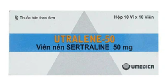 Utralene 50 Sertraline 50mg Ấn Độ (H/100v) Date 11/2026