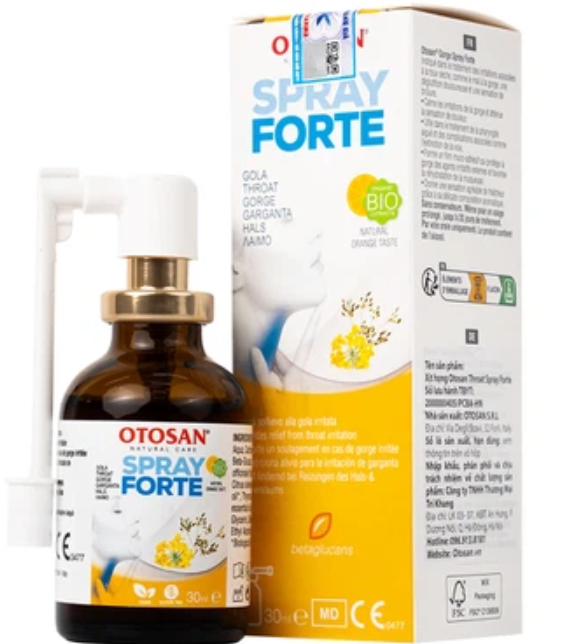 Xịt họng Otosan Spray Forte Italy (H/30ml)