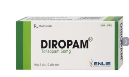 Diropam Tofisopam 50mg Enlie (H/20v) Date 02/2026