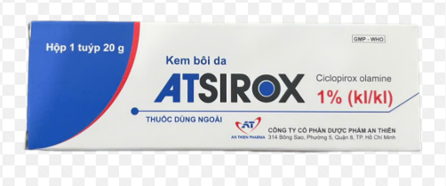 Atsirox Ciclopirox Olamine 1% An Thiên (Tuýp/20g)