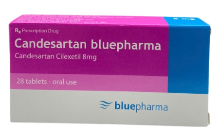 Candesartan Cilexetil Bluepharma 8mg (H/28v) Date 05/2027