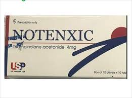 Notenxic Triamcinolone acetonide 4mg USP (H/100v)