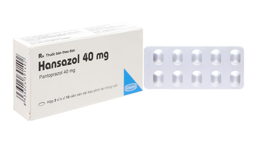 Hansazol 40mg Pantoprazol 40mg Hasan (H/30v)
