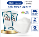 [T14248] Khẩu trang Hapapolo 94 màu trắng (Gói/ 10 chiếc)