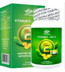 Viên uống bổ sung Vitamin E 400IU Nu-Health (L/50v) Date 10/2025