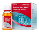 [T14401] Bonasol Once Weekly 70mg Oral Solution (H/4c/100ml) Date 03/2027