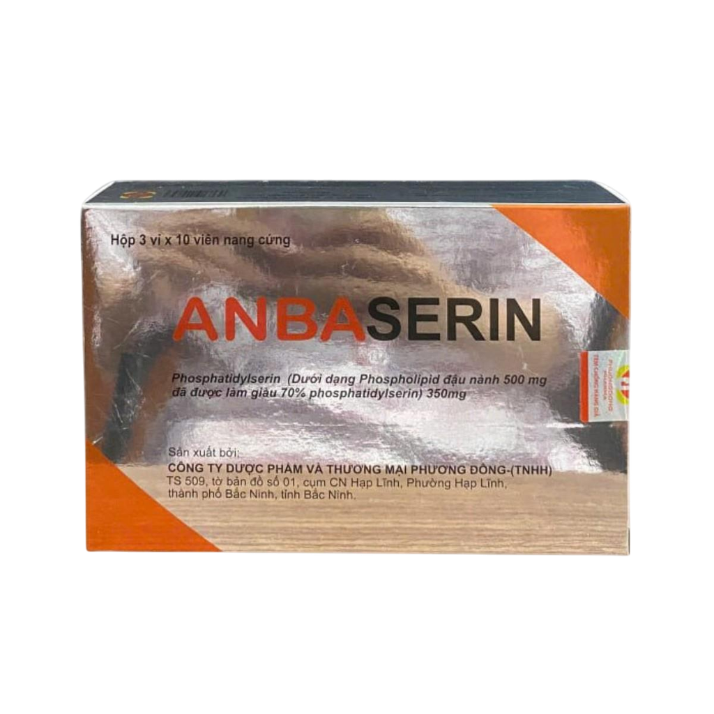 Anbaserin 350mg Phương Đông  (Hộp/30v) Date 06/2027