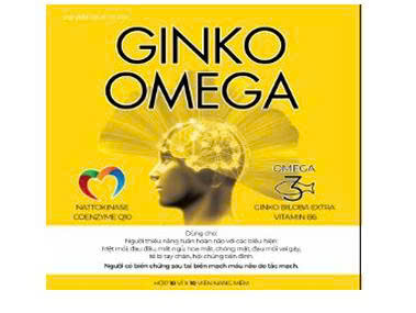 Ginko Omega 3 Akopha  (H/100v) vàng