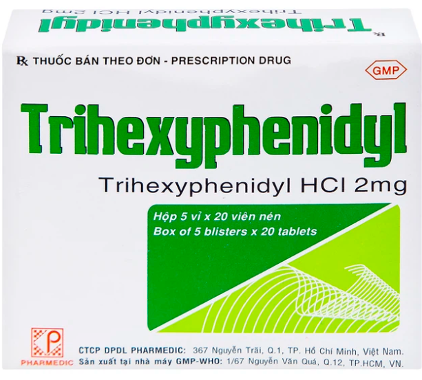 Trihexyphenidyl 2mg Pharmedic (H/100v)